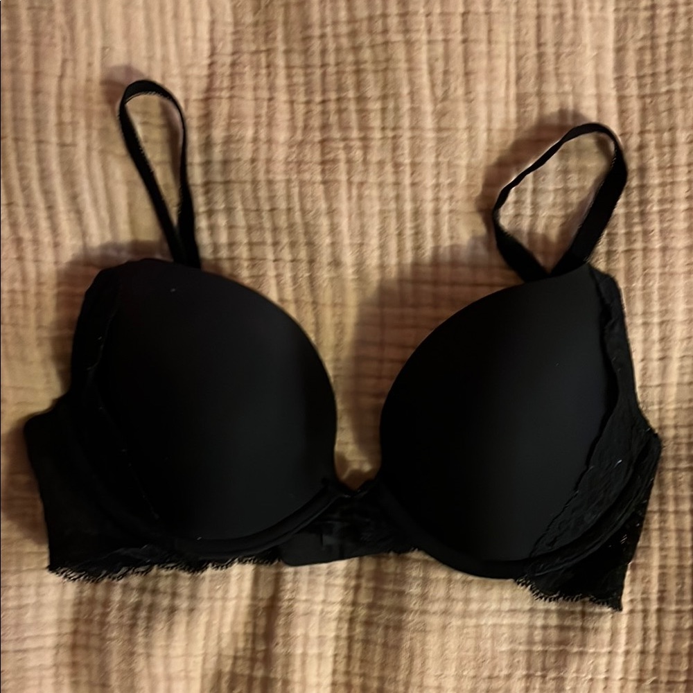 Elegant Black Lace Bra